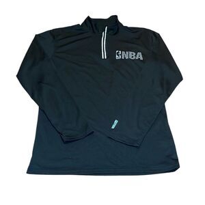 NBA 1/4 Zip Jacket, black, Small
